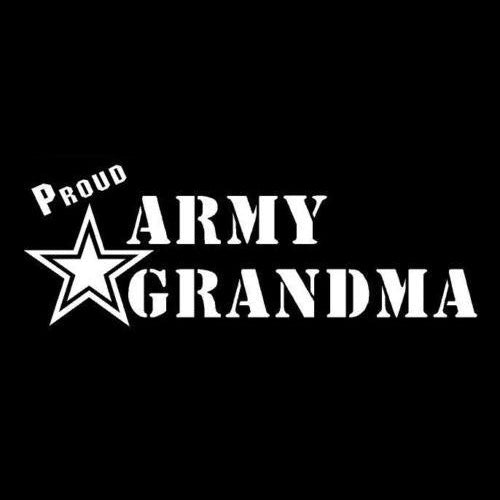 Proud Army Grandma window sticker decal