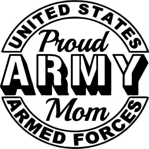 Proud Army Mom Vinyl Sticker Decal - MotherProud