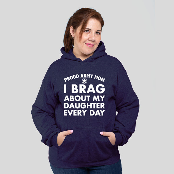 Proud Army Mom Brag Every Day Daughter T-shirts - MotherProud