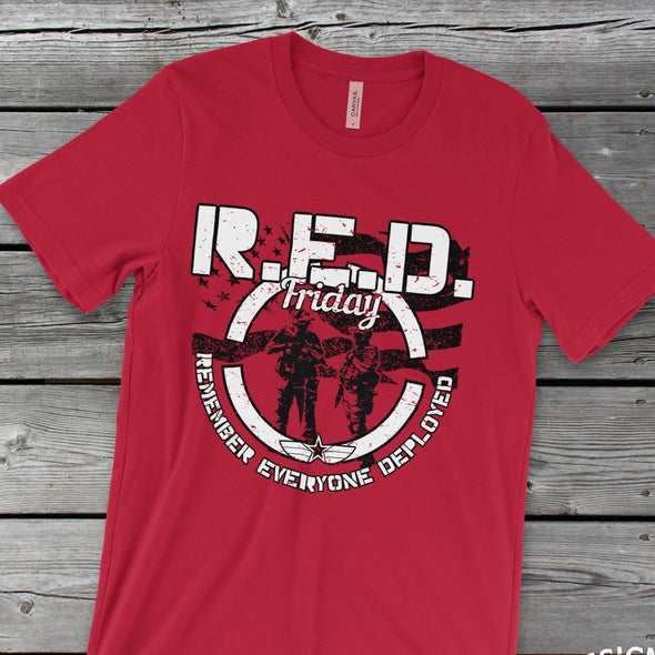 Vintage Red Friday Tshirt