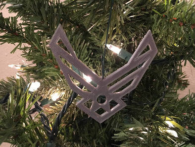 Air Force Logo Shape Tree Ornament