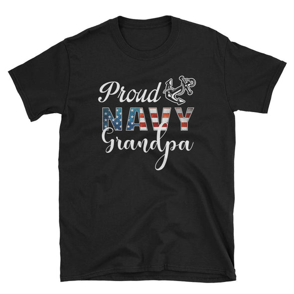 Proud Navy Grandpa T Shirt