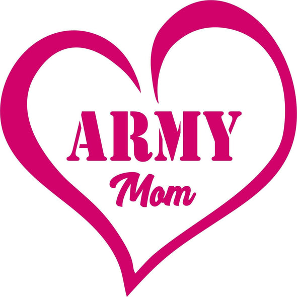 Army MOM Love Decal Sticker