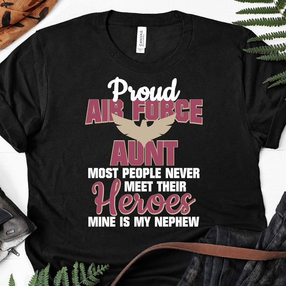 Proud Air Force Aunt T shirt