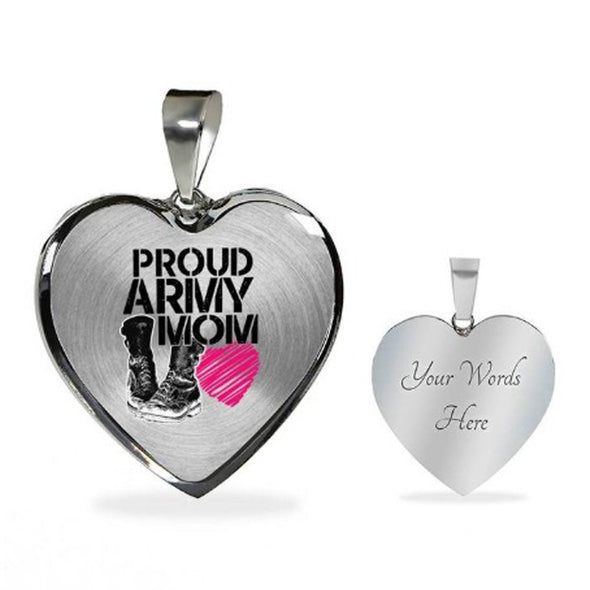 Army Mom Personalized Jewelry Necklace