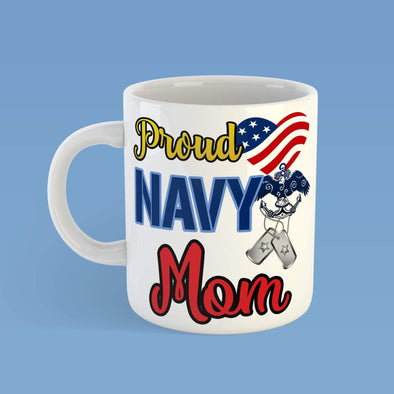 Proud Navy Mom Mug
