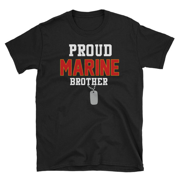 Proud Marine Brother Short Unisex T-Shirt