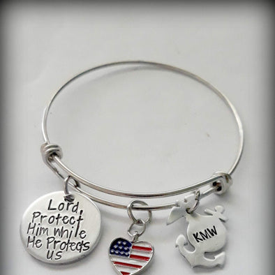 Hand Stamped Armed Forces Deployment Gift