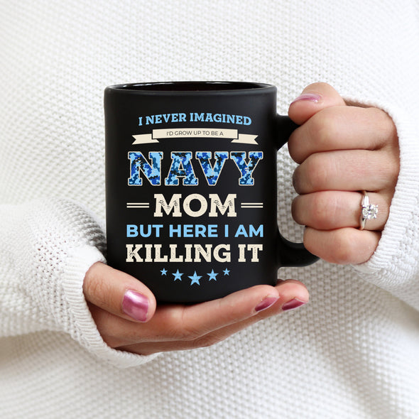 Navy Mom Coffee Mug