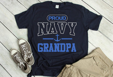 Navy Grandpa Shirt