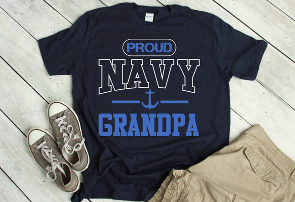 Navy Grandpa Shirt