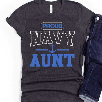 Proud Navy Aunt Shirt