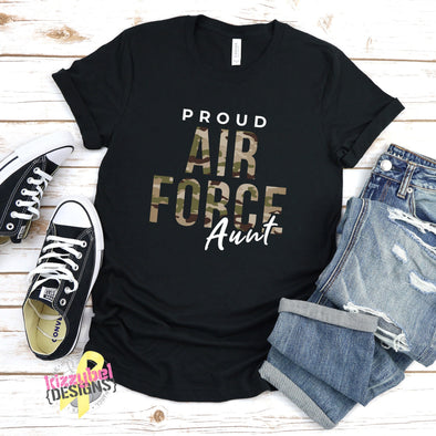 Proud Air Force Aunt Shirt