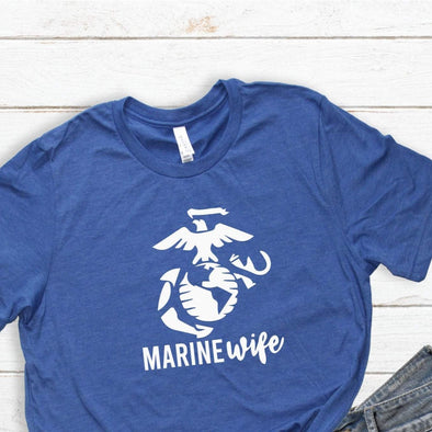 Marine Wife Shirt Graphic Tee