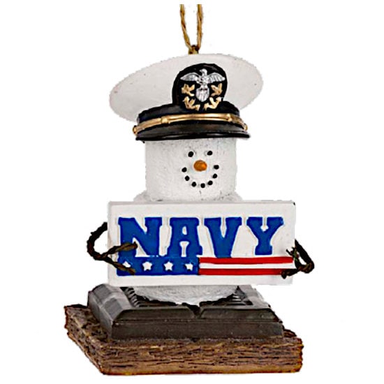 S'More Military Holiday Christmas Ornaments