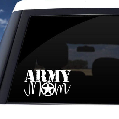 Proud Army Mom Decal Car Window Decal Stickers