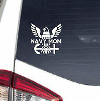 US NAVY MOM Armed Forces Decal