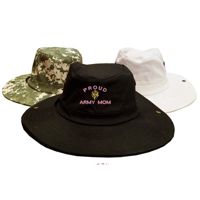 Embroidered boonie hat U.S. Army mom