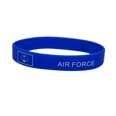Air Force Bracelet mom Flag Silicone Rubber
