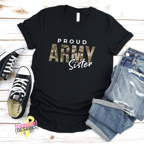 Proud Army Sister Shirt