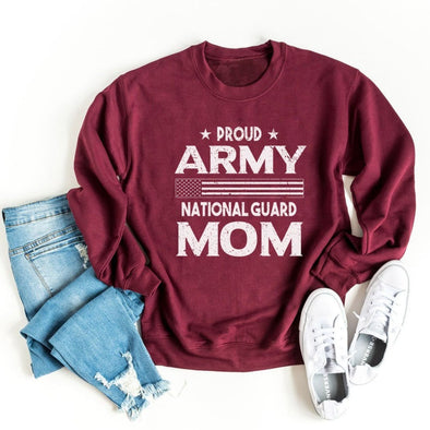 Proud army mom sweatshirt