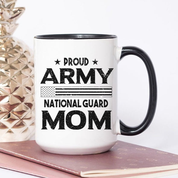 Proud army national guard mom Mug