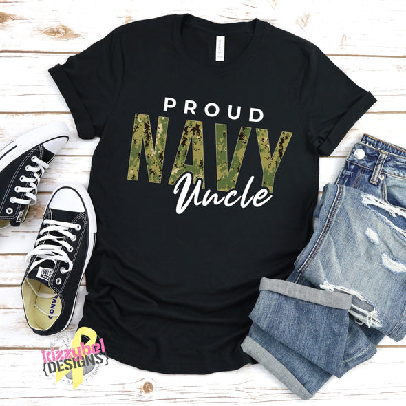 Proud Navy Uncle Shirt