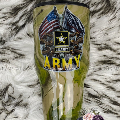 US Army mom Stainless Steel Tumbler