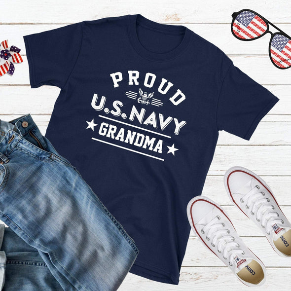 Proud US Navy Grandma Tshirt