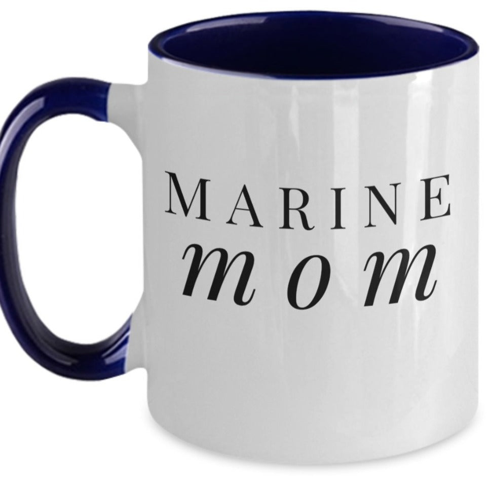 Custom New Mom Coffee Mug - 11oz Blue