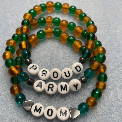 Proud Army Mom bracelet