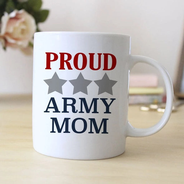 proud army mom coffee mug