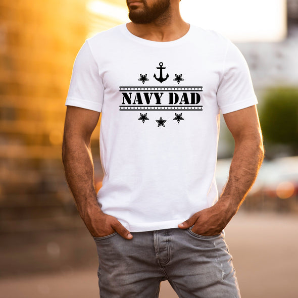 Navy dad shirt