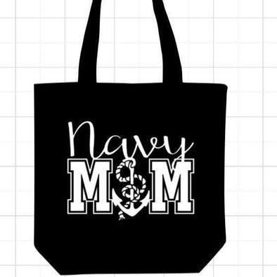 Navy Mom's tote purse