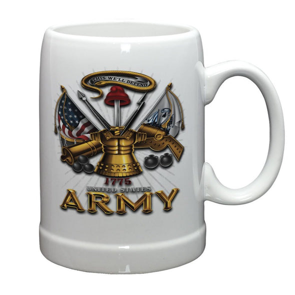US Army mom Antique Armor Coffee Mug