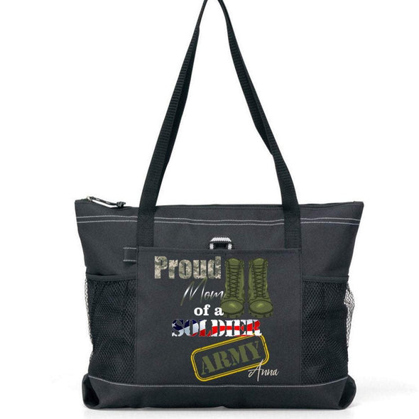 Proud army Mom of a Soldier purse