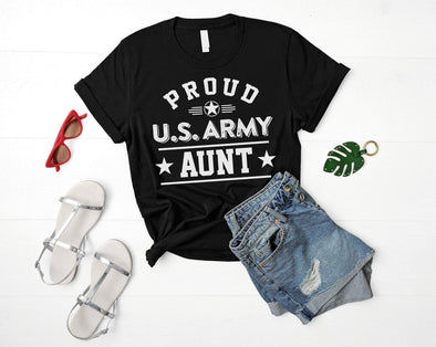Proud US Army Aunt T-shirt