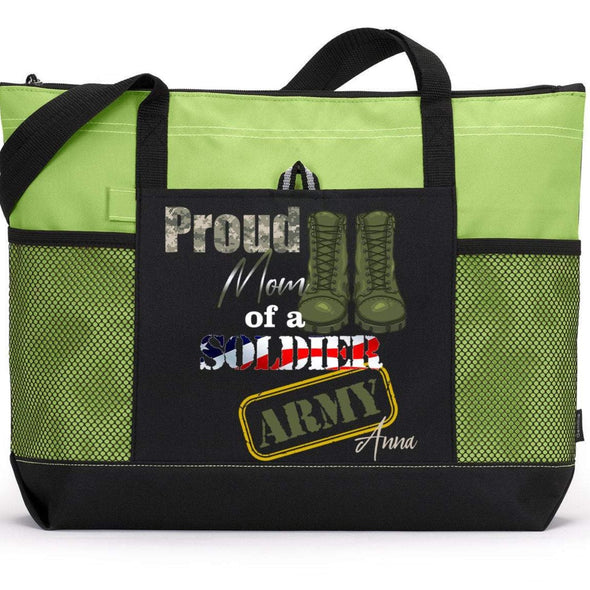 Proud army Mom of a Soldier purse