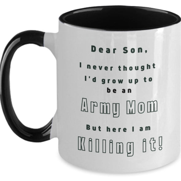 Army Mom Mug coffee mug
