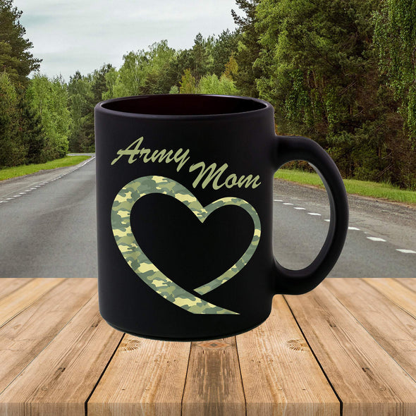 Mug Both Side Ceramic Proud Army Mom