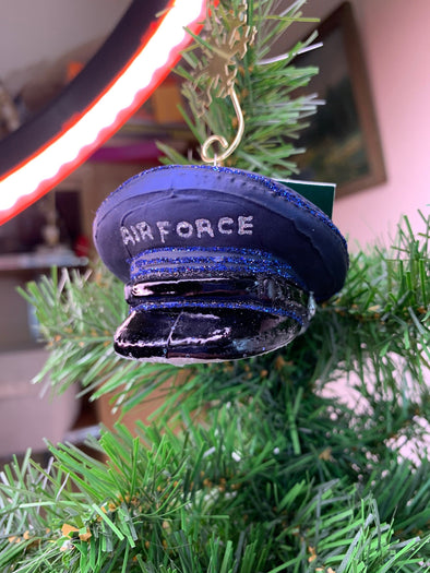 Christmas Air Force soldier hat Ornament!