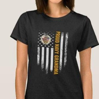 Proud US Navy Grandma T-Shirt