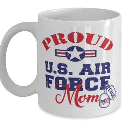 Proud U.S. Air force Mom Coffee Mug