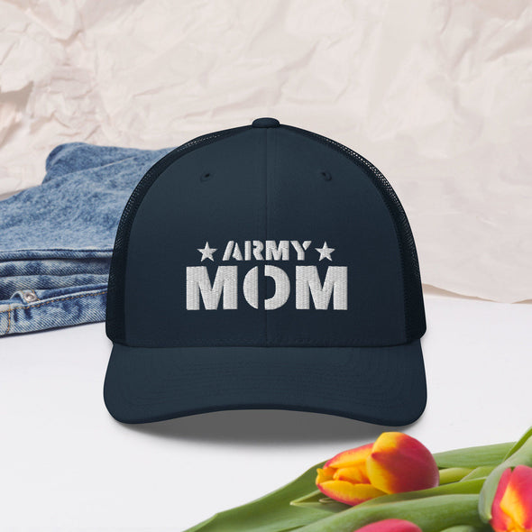 Army Mom Trucker Cap hat