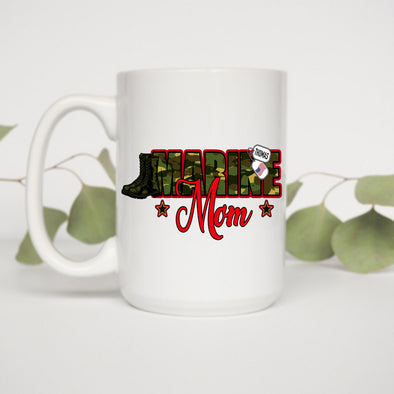 Personalized Marine Mom Mug Coffee
