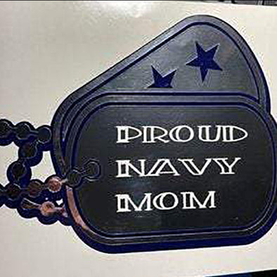 Proud Navy Mom decal
