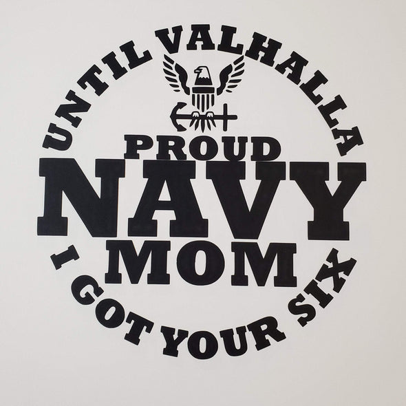 NAVY MOM DECAL