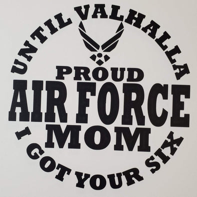 AIR FORCE MOM Decal