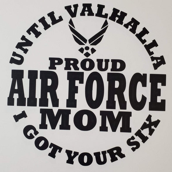 AIR FORCE MOM Decal