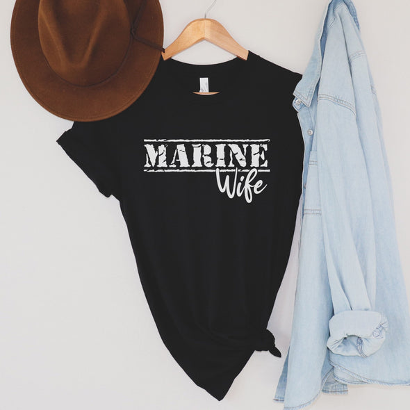 Custom Marine Wife Shirt